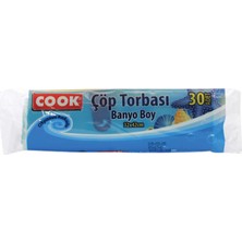 Cook Okyanus Kokulu Çöp Torbası Banyo 30'lu 3 Adet