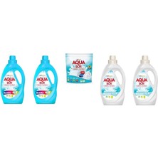 Aquabor Doğal Mineralli Sıvı Renkliler + Sıvı Renkliler + Tablet + Sıvı Beyaz + Sıvı Beyaz  Set