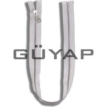 Güyap Yapı Tekstil Premium Demir Diş Mont Fermuarı [ 60 cm  - Nikel Diş Tip/5 Numara - 5 Adet ]