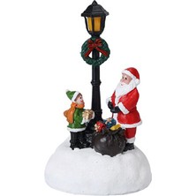 Koopman Ledli Işıklı Noel Figürlü Yılbaşı Süsü 2 Adet