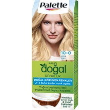 Palette Kalıcı Doğal Renkler 10-0 Açık Sarı Saç Boyası 110 ml 5 Adet