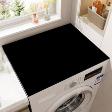 Getcarpet Çamaşır Makinesi Üstü Örtü Kaymaz Tabanlı Yıkanabilir Koruyucu Mat