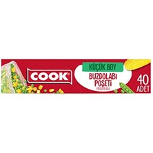 Cook Buzdolabı Poşeti Küçük Boy 20X30 cm 40 Yaprak 2 Adet