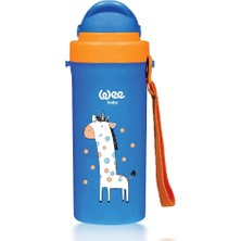 896 Wee Baby Pipetli Bardak Mavi 300 ml (5 Adet)