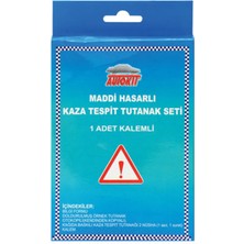 Autokit Kaza Tespit Tutanak Seti 3 Adet