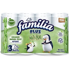 Familia Plus Natural Tuvalet Kağıdı 16'lı 5 Adet