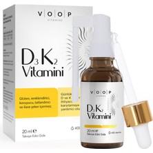 Voop Vitamin D3K2 Sprey - Damla 20 ml 4 Adet