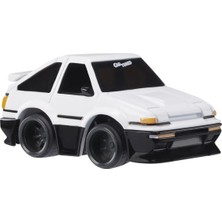 Adore Oyuncak 558835 Cartuned Jdm 1985-87 Sprinter Trueno Gt-Apex AE86 - Siyah Beyaz Araba