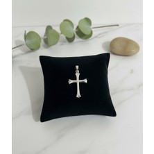 925 Ayar Gümüş Haç Model Kolye Ucu