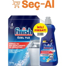 Finish Tuz 1.5 kg + Finish Parlatıcı 400 ml Set 4 Adet