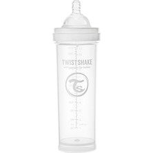 Twistshake Anti-Kolik Biberon 4+M 330ML Beyaz (2 Adet)