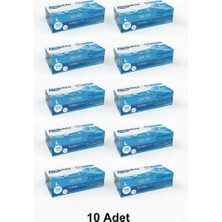 Dolphin L Beden, 10 Kutu, Mavi, Nitril Eldiven, Pudrasız, Latekssiz, Kutuda 100 Adet