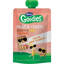 Hero Goodies Bisküvi - Muz - Portakal Pouch 100 G 4 Adet