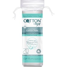 Cotton Soft Kozmetik Disk Pamuk 70'li 3 Adet