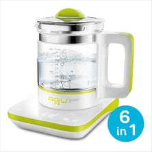 Agu Baby Dijital Çok Fonksiyonlu 6'i 1 Arada Su Isıtıcısı, Bebek Mama Isıtıcı, Buharlı Pişirici, Sterilizat