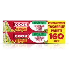 Cook Eko Buzdolabı Poşeti Küçük Boy 160'LI 3 Adet
