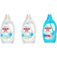 Aquabor Doğal Mineralli Sıvı Beyaz + Sıvı Beyaz  + Sıvı Renkliler 3 Lü Set