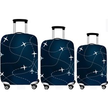 Smart Travel 3lü Set Büyük Orta Kabin Boy Valiz Bavul Koruyucu Kılıfı