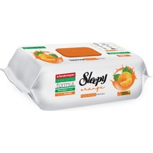 Sleepy Yüzey Temizlik Havlusu Portakal 100'LÜ 2 Adet