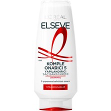 Elseve Komple Onarıcı 5 Yapılandırıcı Saç Kremi 250 ml 3 Adet
