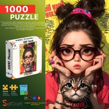 Soi Craft 1000 Parça Puzzle Kedi Daima Başrolde Stil Tutkunu