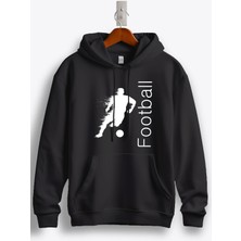 MGAX Football Player Baskılı Regular Kapşonlu Sweatshirt