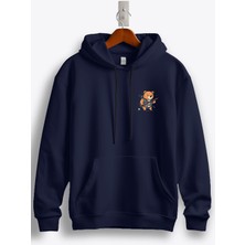 MGAX Avcı Hunter Bear Arma Baskılı Regular Kapşonlu Sweatshirt