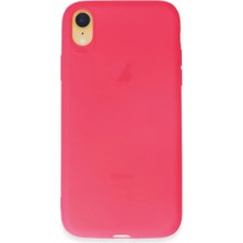 Cepmoda iPhone Xr Uyumlu First Serisi Ince Silikon Kılıf – Pembe