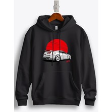 MGAX Araba Gtr Baskılı Regular Kapşonlu Sweatshirt
