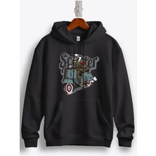 MGAX Motosiklet Socoter Boy Baskılı Regular Kapşonlu Sweatshirt