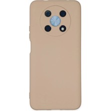 Cepmoda Huawei Nova Y90 Lansman Kılıf - Iç Kısmı Kadife Kaplı - Esnek Silikon Kapak - Pudra