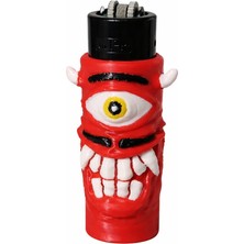 Geda Evildark Anahtarlıklı Clipper Çakmak Kılıfı+Clipper Çakmak