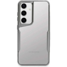 Cepmoda Samsung Galaxy A15 4g Şeffaf Arka Mat Silikon Kılıf Darbe Korumalı - Gümüş