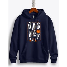 MGAX Basketbol Born To Win Basketball Baskılı Regular Kapşonlu Sweatshirt