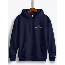 MGAX Sevimli Ayı Gangster Bear Arma Baskılı Regular Kapşonlu Sweatshirt