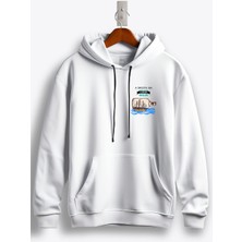 MGAX Denizci Smooth Sea Never Made Sailor Arma Baskılı Regular Kapşonlu Sweatshirt