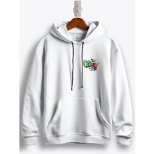 MGAX Sevimli Ayı Havalı Genç Arma Baskılı Regular Kapşonlu Sweatshirt