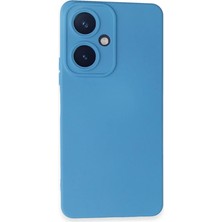 Cepmoda Vivo Y27 Lansman Kılıf - Iç Kısmı Kadife Kaplı - Esnek Silikon Kapak - Mavi
