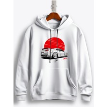 MGAX Araba Gtr Baskılı Regular Kapşonlu Sweatshirt