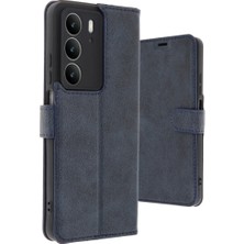 Cepmoda Realme C75 4g Uyumlu Kapaklı Kılıf - Cüzdanlı - Kopçalı - Lacivert