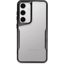 Cepmoda Samsung Galaxy A14 4g Şeffaf Arka Mat Silikon Kılıf Darbe Korumalı - Siyah