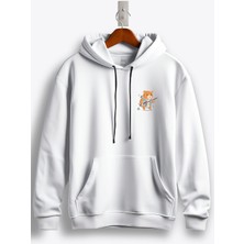 MGAX Avcı Hunter Bear Arma Baskılı Regular Kapşonlu Sweatshirt