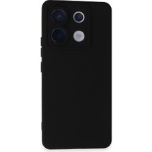 Cepmoda Redmi Note 13 Pro 5g Lansman Kılıf - Iç Kısmı Kadife Kaplı - Esnek Silikon Kapak - Siyah