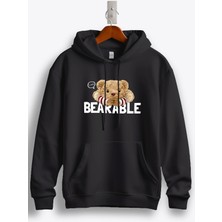 MGAX Sevimli Ayı Bear Able Baskılı Regular Kapşonlu Sweatshirt