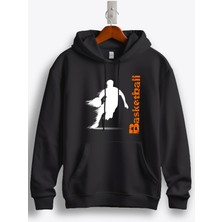 MGAX Basketbol Basketball Player Baskılı Regular Kapşonlu Sweatshirt