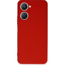 Cepmoda Vivo Y18 Uyumlu First Serisi Ince Silikon Kılıf – Kırmızı