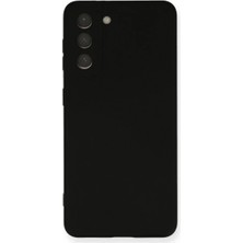 Cepmoda Samsung Galaxy S21 Fe Lansman Kılıf - Iç Kısmı Kadife Kaplı - Esnek Silikon Kapak - Siyah