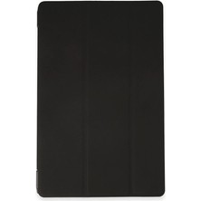 Cepmoda iPad Pro 13 (2024) Uyumlu Uyku Modlu Tablet Kılıfı - Siyah