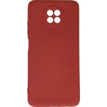 Cepmoda Redmi Note 9 5g Lansman Kılıf - Iç Kısmı Kadife Kaplı - Esnek Silikon Kapak - Kiremit