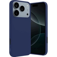 Cepmoda iPhone 17 Pro Uyumlu First Serisi Ince Silikon Kılıf – Lacivert